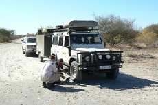 Inflating the tyres