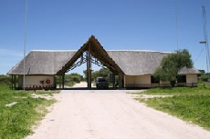 Matswere Gate, Central Kalahari Game Reserve
